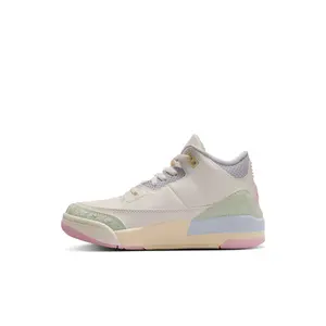 Air Jordan 3 Retro "Sail and Jade Aura" - Preschool Air Jordan 3 Retro "Sail and Jade Aura" - Preschool