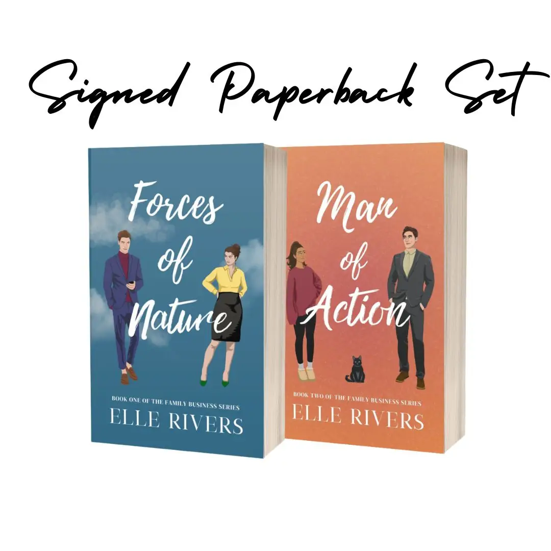 The Family Business by Elle Rivers Book Bundle, includes Forces of Nature and Man of Action romance books and features the rivals to lovers and the se