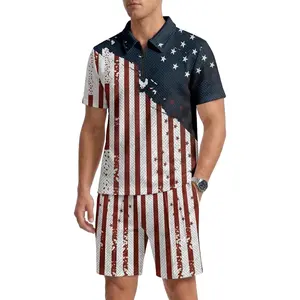 Mens Track Suits 2 Piece Sets Short Sleeve Sweatsuit Outfits 1/4 Zip Mens Athletic Jogging Outfits Summer Mens Outfits