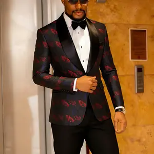 Blazer For Men Paisley Sport Coat Lightweight Suit Jacket Regular Tuxedo Flower Mardi Gras Carnival Gift