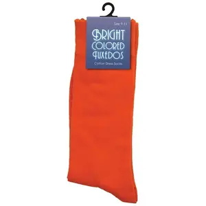 Orange Dress Socks
