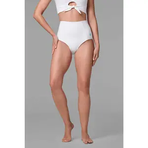 Women's Ocean Sculpt High Rise Bottoms | White Women's Ocean Sculpt High Rise Bottoms | White