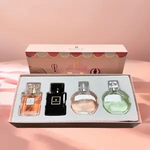 Women's Perfume Gift Set,Body & Hair Fragrance Mist 30ml*4 | Long Lasting Perfume for Sweet floral scent Valentine's Day