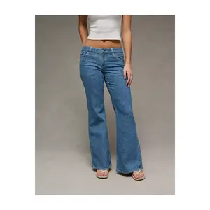 AE Stretch Low-Rise Floral Flare Jean