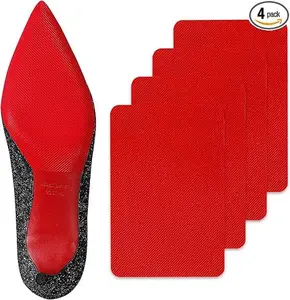 Red Bottoms Sole Protector,Shoe Sole Protector for Christian Louboutin High Heels, Anti Slip Shoe Grips Pads Compatible with Louboutin Shoes -2 Pairs