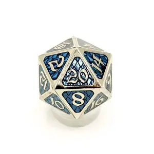 Drakona Khaos Nyx Metal Polyhedral (D&D) Dice