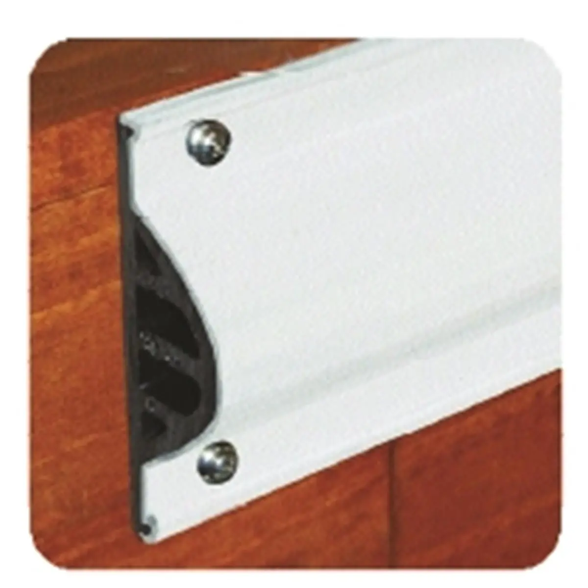 Taylor Made Products Dock Pro Premium Side Guard, Coiled Double-Molded Vinyl Profile, 4.5" H x 25" W x 24" L, White, 14 lbs, Extra Durability Heavy-Duty Dockside Protection