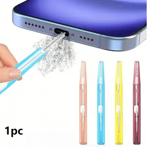 Dual Head Phone Cleaning Set, Multi-Function Earphone Cleaner, Charging Port Dust Removal Tool, Speaker Hole Brush, Easy Storage Design