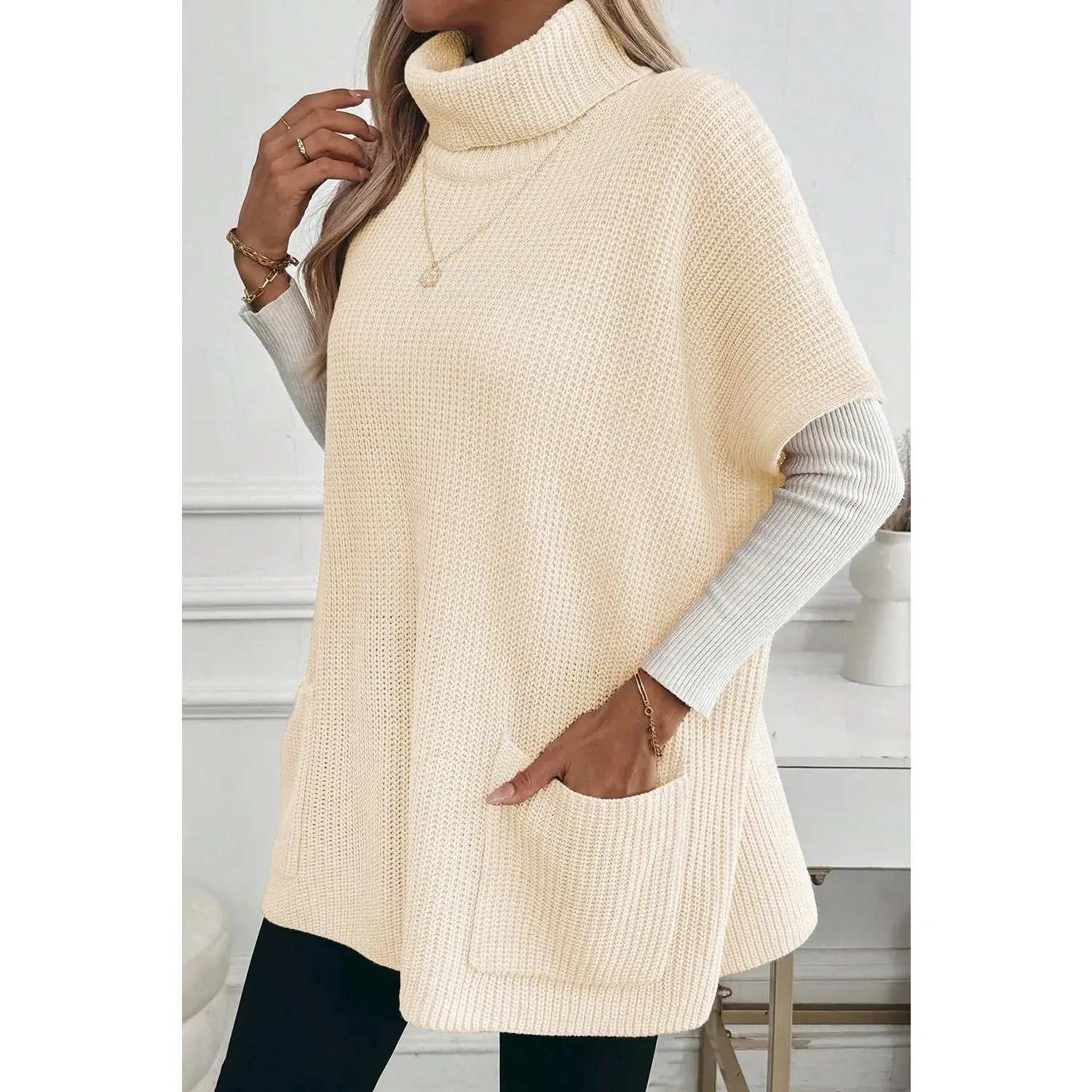 Lilla Grace Tunic Sweater With Pockets