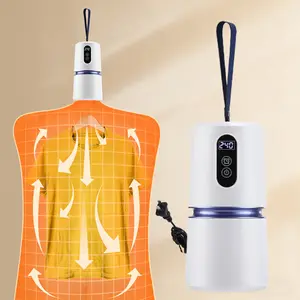 Electroc Clothes Dryer Timer Setting, Portable Ptc Heating Compact Design Laundry Dryer for Travel & Home Use, Small Space Efficient Heater, Dryer Machine