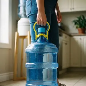 5 Gallon Water Jug Carrier Handle Ergonomic Labor Saving Bucket Lifter Gripper For Easy Lifting Kitchen Plastic Utensils bottle holder