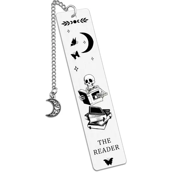 Halloween Fall Gift Gothic Bookmark Spooky Basket Boo Basket Stuffers | Cool Unique Bookmarks for Book Lovers Book Marks for Reading Men Women Readers Husband