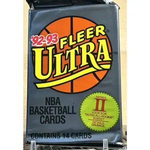 1992-93 Fleer Ultra Series 2 Basketball Pack (14 cards)