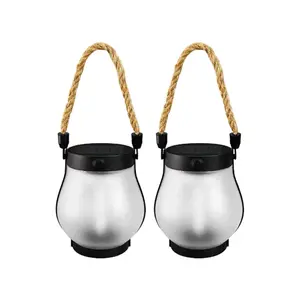 2-Pack Solar Flame Lights - Two Modes, Rechargeable Waterproof Garden Torches for Pathway/Patio/Yard Decor