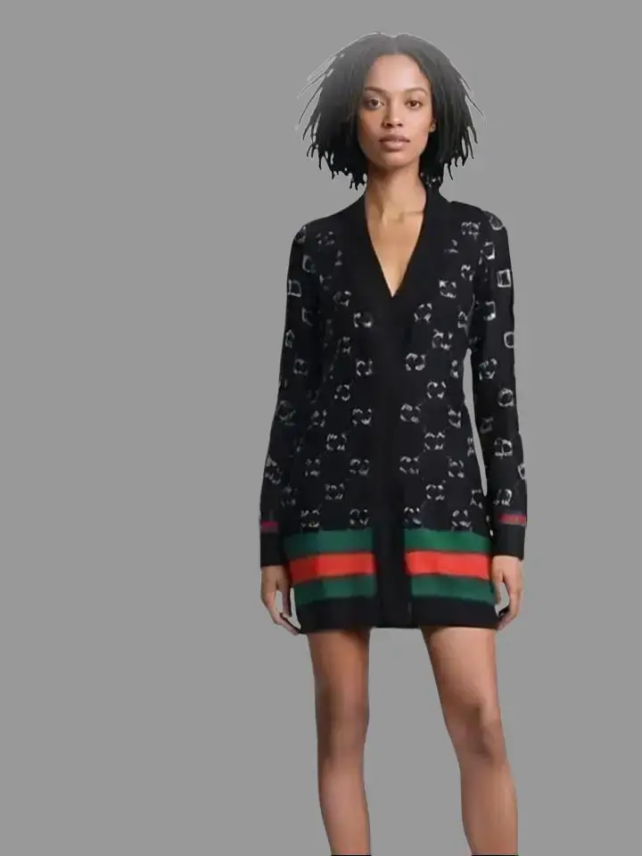 Luxury Women's Fashion Sweater Cardigan Chic Luxury Women's Fashion Sweater Cardigan Chic