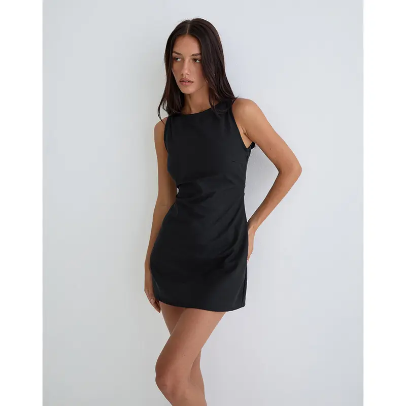 motel black mini dress motel rocks little black dress