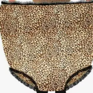 Halloween Costume Christmas Valentine Gift Large Underwear New Unique Funny Grandma Pants, Fun and Quirky Women's Clothing Leopard Print