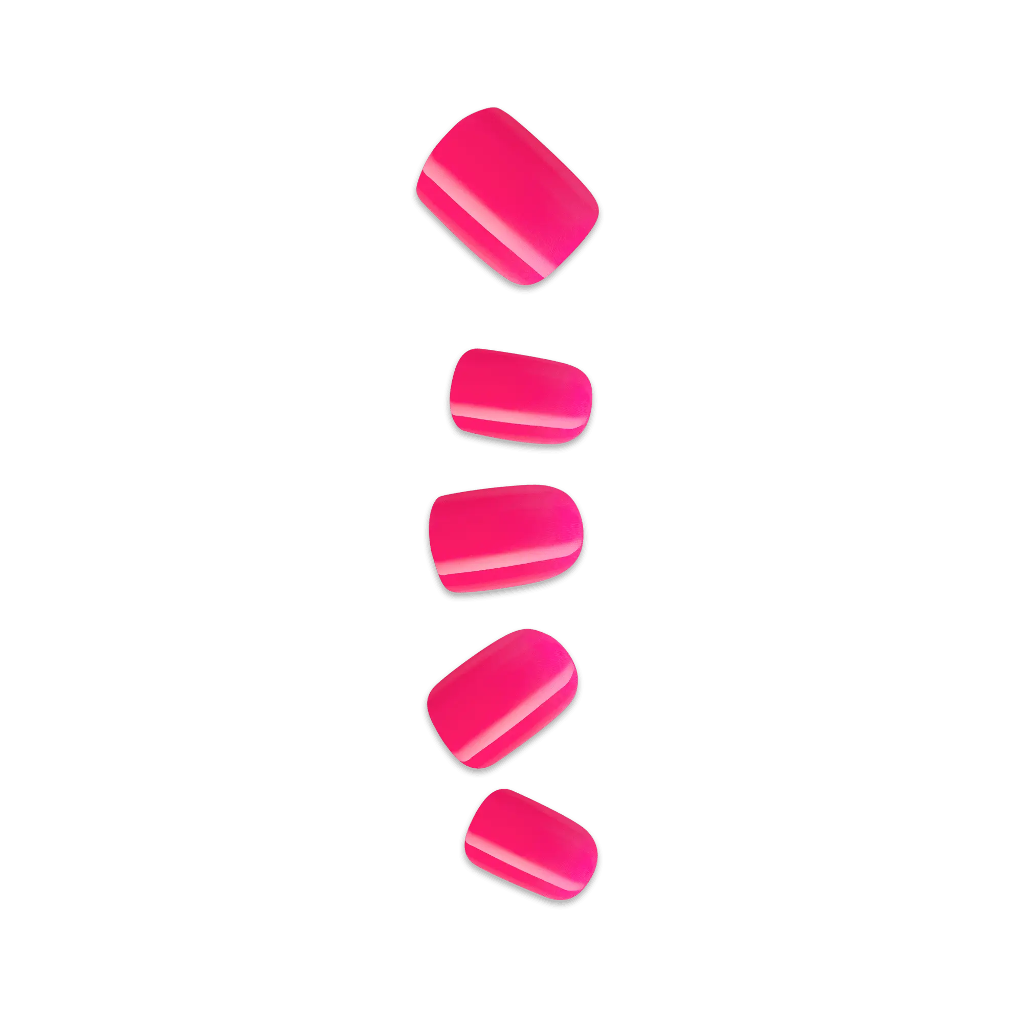 Impress Color No Glue Fake Press On Nails - Melting | Solid, Pink, Short, Squoval, Manicure