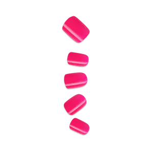 Impress Color No Glue Fake Press On Nails - Melting | Solid, Pink, Short, Squoval, Manicure