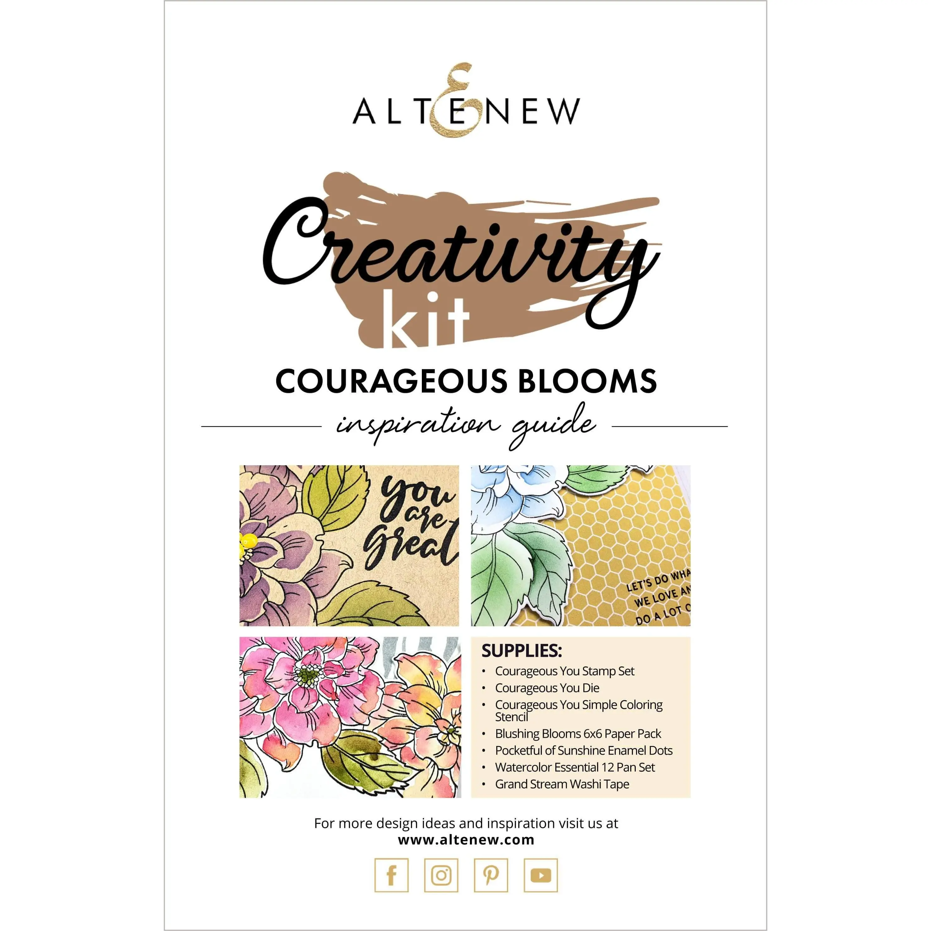 Courageous Blooms Creativity Cardmaking Kit Inspiration Guide