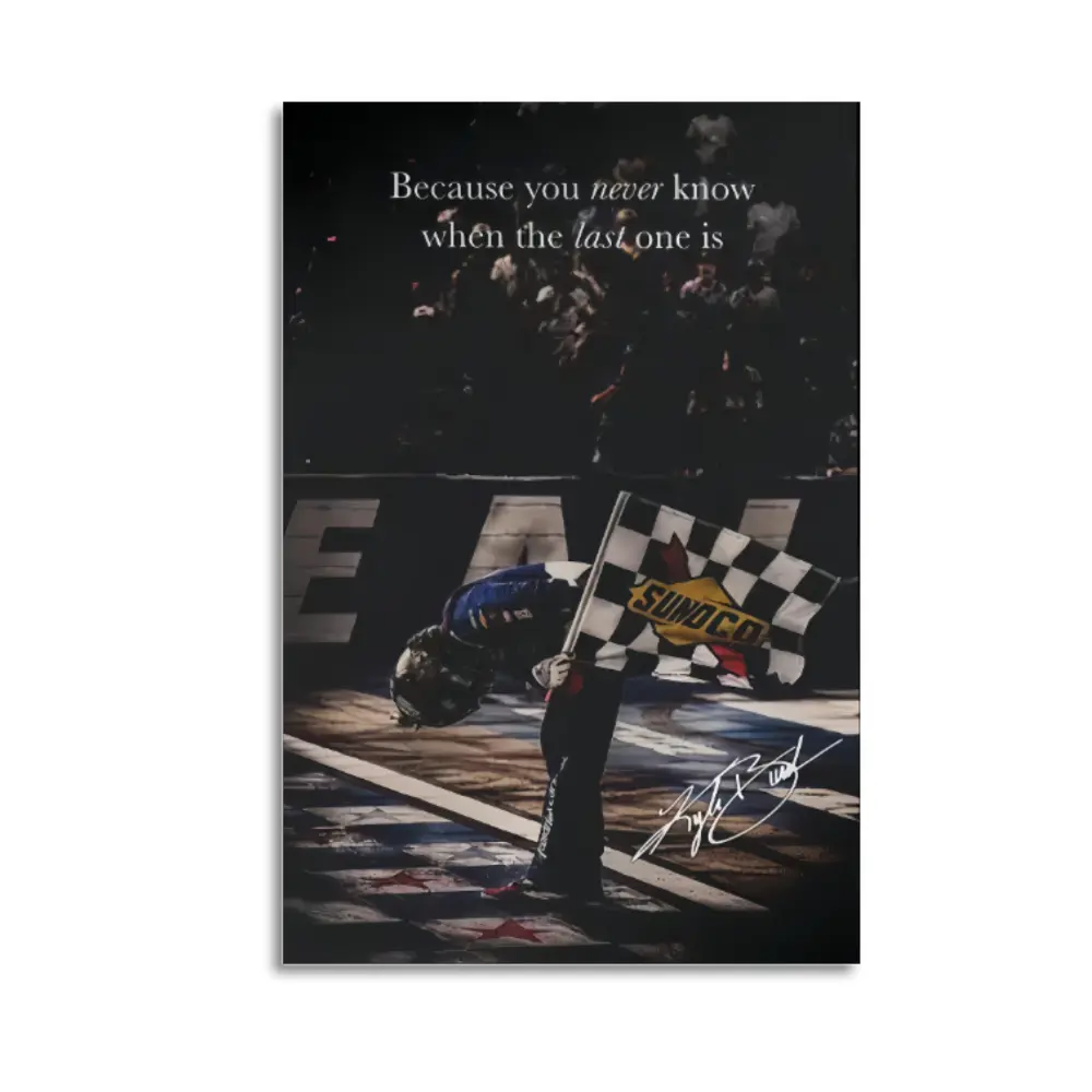Racing Legend Rowdy Memorial Poster - Lightweight NASCAR Tribute Print, Artwork, Ultra HD Vintage Home Decor, Collectibles for Bedroom & Kid Room, Fan Collectible Wall Gift (New Product Launch)