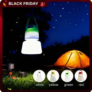 LED outdoor water bottle spotlight, 4 lighting modes, tent light, with clip hook, suitable for camping, hiking, backpacking, fishing, batteries included.