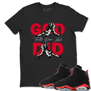 Unisex T-shirt To Match Sneakers Jordan 6 Reverse Infrared - God Did. 100% Cotton for Casual Wear. Comfortable Summer Unisex T-Shirt to match Jordan Sneaker. Streetwear Style. urban outfitters