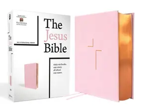 The Jesus Bible, NIV Edition, Leathersoft over Board, Pink, Comfort Print: Sixty-Six Books. One Story. All About One Name.