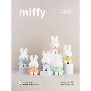 Miffy Original Phone Stand Stretching Bracket Series Kawaii Desktop Decoration Anime Peripheral Figure Doll Toy Gift