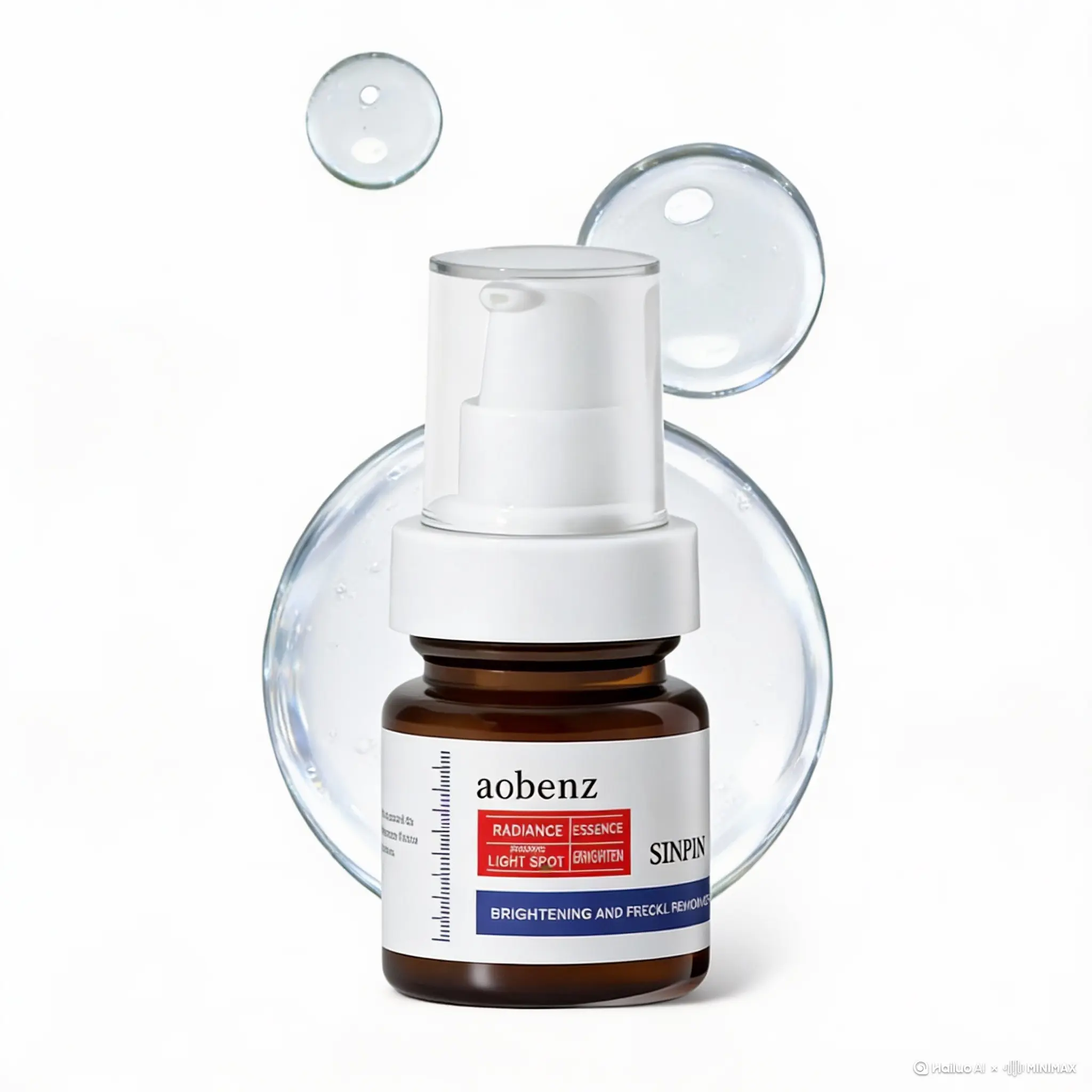 [buy one get one free]aobenz  Hyaluron Redness Soothing Serum, Facial Serum for Troubled & Sensitive Skin, Breakouts, Hyaluronic Acid, Niacinamide, Spot Care, Natural Color,  (30ml/ 1.01 fl oz.)