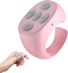 Fingertip Wireless Bluetooth Remote Control 2025 New Video Scrolling Ring Remote Page Turner Rechargeable Camera Video Recording Remote for TikTok and More