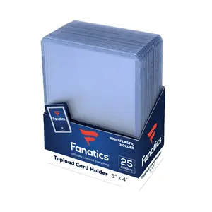 Fanatics 35pt 3x4 Top Loader 25 Count Pack (35 Point Standard Size)