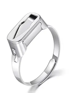 Foldable Ring Adjustable Multifunctional Simple Design Stress Relief Focus Enhancer Perfect Gift for Friends