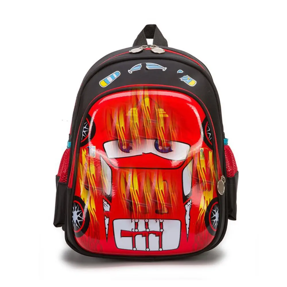 3D Cartoon Kids' Waterproof Backpack - Unisex for Ages 3-8, Cartoon Style, Character-Themed, Animated Graphic, Chic, Flexible Waterproofing, with Padded Straps & Multiple Compartments for School Use, Cartoon Style Backpacks, Character-Themed Backpacks