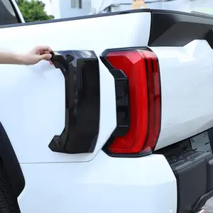 Rear Tail Light Cover Tail Lamp Shell Shade Guard Trim Frame Compatible with Toyota Tundra 2022 2023 2024 2025,ABS  Taillight Protective Shell Bezels  Black Taillight Shell Accessories
