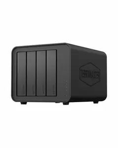 TERRAMASTER F4-424 NAS Storage 4Bay N95 Quad-Core CPU, 8GB DDR5 RAM x 1, 2.5GbE LAN x 2, Network Attached Storage DiskStation with High Performance (Diskless)