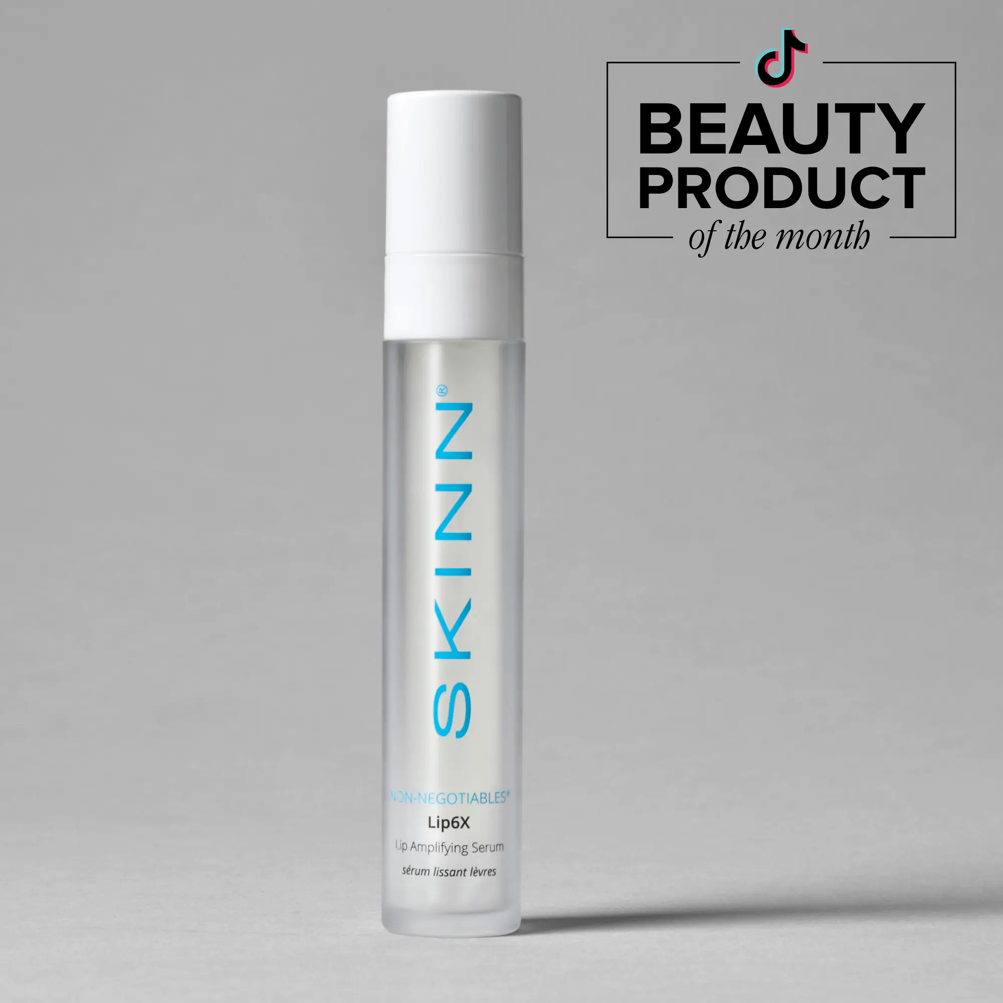 SKINN Cosmetics Lip6X Lip Amplifying Skincare Daily Smooth Comfort, Silky, Lightweight Serum, Restore Moisture w/ Hydrating Hyaluronic