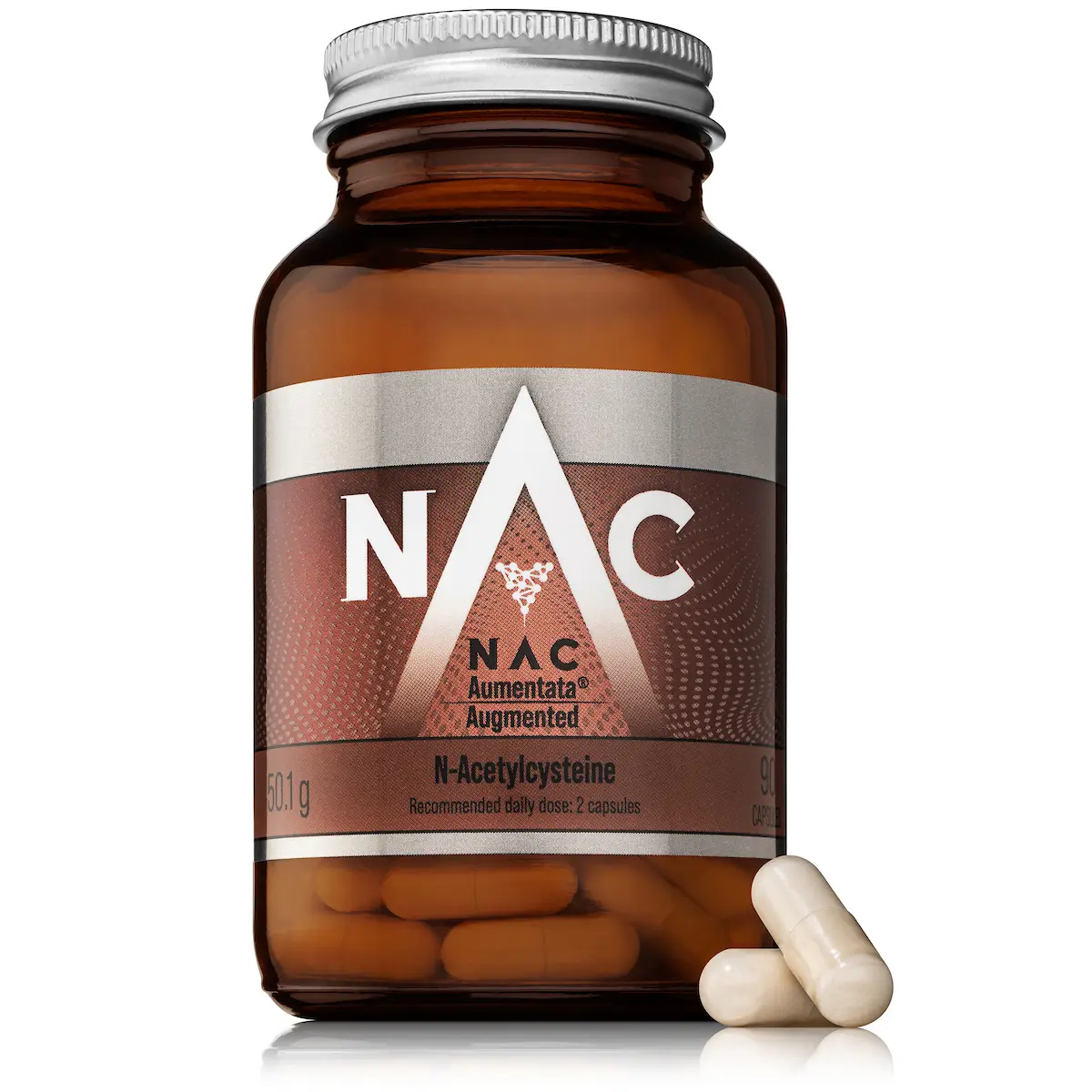 Augmented NAC (N-Acetylcysteine) Amino Acid Nutritional Supplement, 90-Count