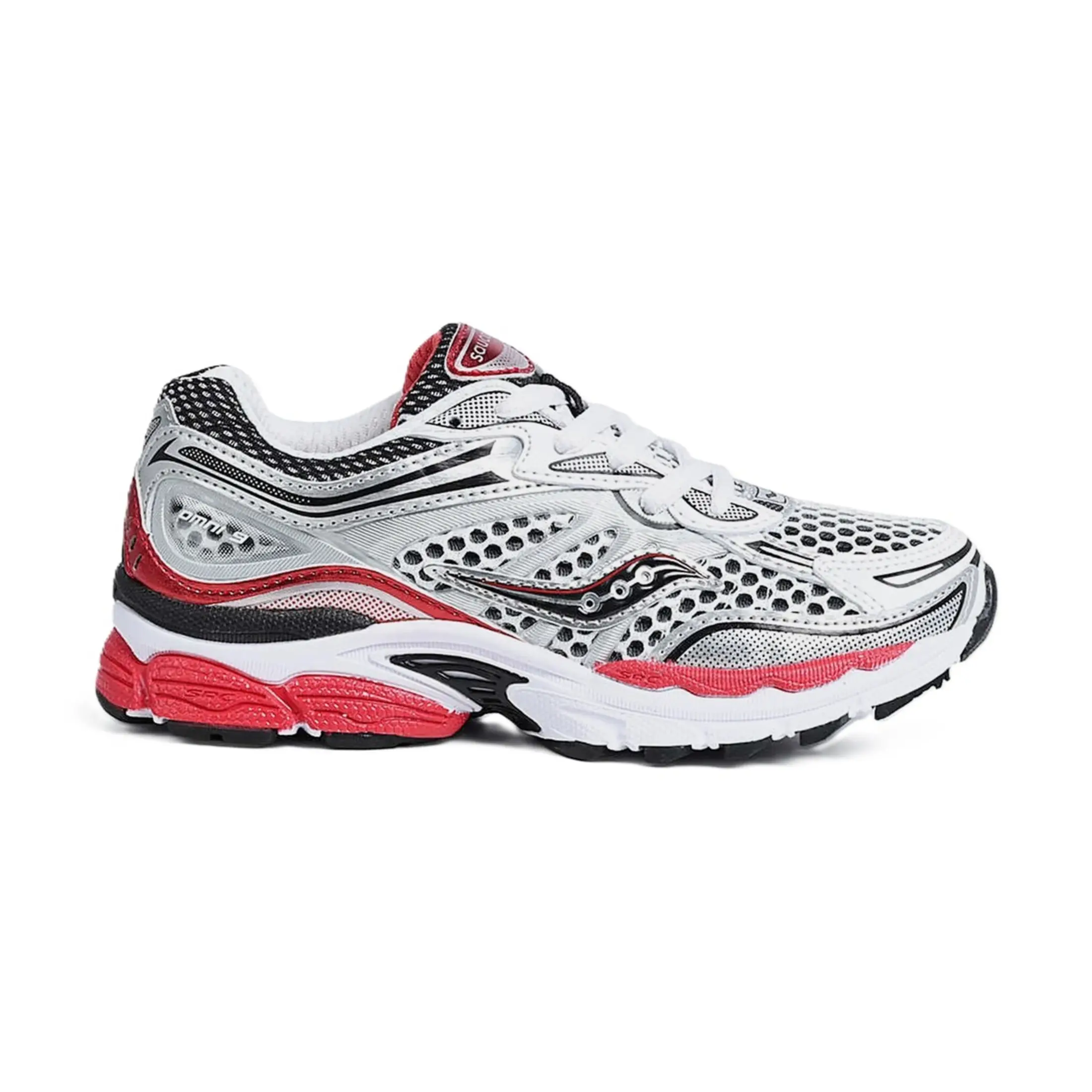 Saucony Omni 9 White Red SY225A03 PS Fashion Shoes New