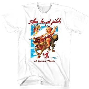 Stone Temple Pilots Rock Band Purple Album Cover Adult Short Sleeve T-shirt Cotton Tee for Everyday