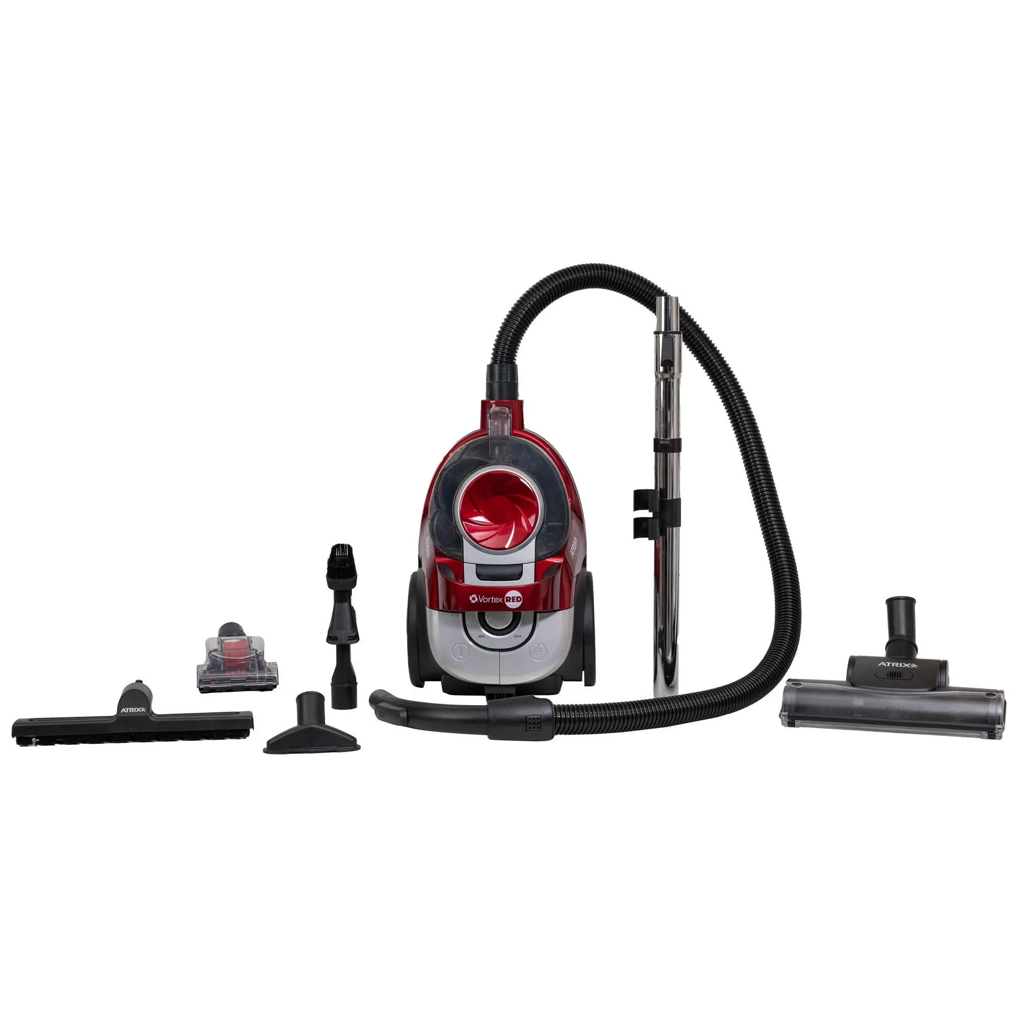 Atrix Vortex Red Vacuum with HEPA Filtration Atrix Vortex Red Vacuum with HEPA Filtration