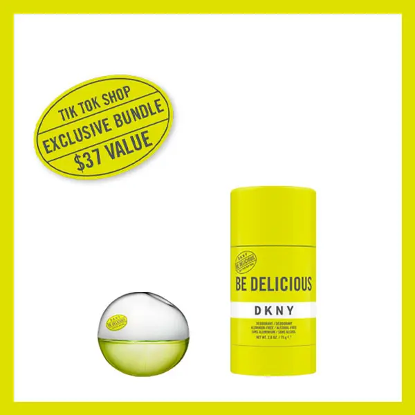 Virtual Bundle: DKNY Be Delicious Scent Duo– Eau de Parfum for Women 0.5 Fl Oz/15ml & DKNY Be Delicious Alumni Free Deodorant 75G