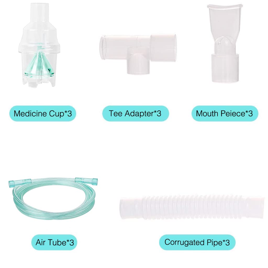 3 Packs TUBING Replacement Accessories nebulizer kit