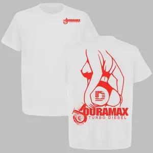 180g[100%cotton]Duramax Dsel Lifestyle 2 Sided T-shirt, Diesel Engine Shirt, Perfect For Truck & Car Enthusiast, Full Size, Full Color