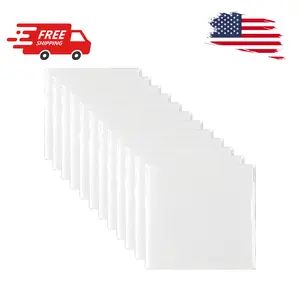 600 Pcs Transparent Sticky Notes Pad, Clear Sticky Notes 12 Packs (3"x3")
