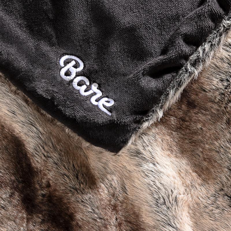 Bare Home Faux Fur Blanket - Luxurious, Cozy Warm Throw Blanket
