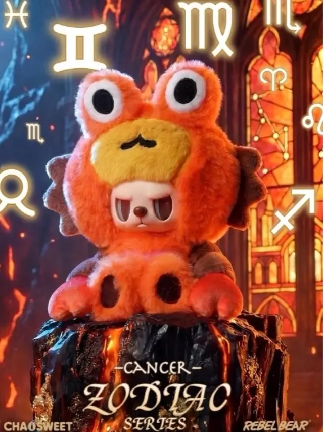 【jctoy】Rebel Bear Zodiac Series VolVinyl Plush Blind Box