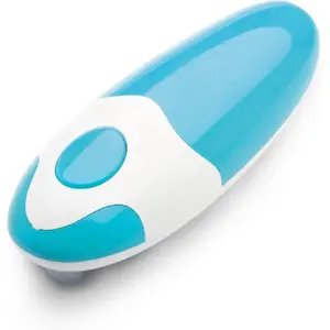 Automatic Electric Can Opener - Hands-Free, Smooth Edge, Food-Safe, Battery-Operated, Convenient Cooking Tool for Caregivers & Elderly, Thoughtful Kitchen Utensil Gift (Sky Blue)