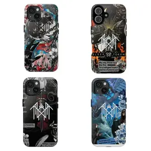 Sleep Token Comic-Style Phone Case — Compatible with iPhone 11–17 Pro Max/Plus Series & Samsung Galaxy S23–S25 Series — Durable Protective Case — Exclusive Gift for Fans