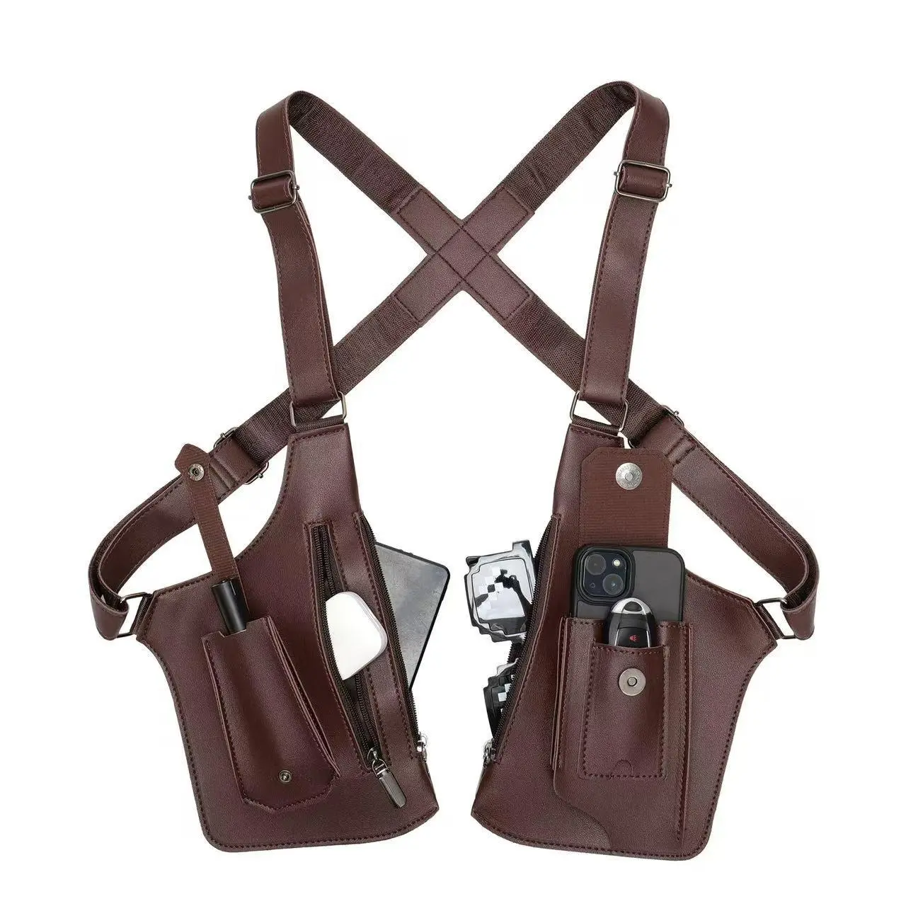 Double Shoulder Armpit Bag 2026 New Tactical Shoulder Bag for Men